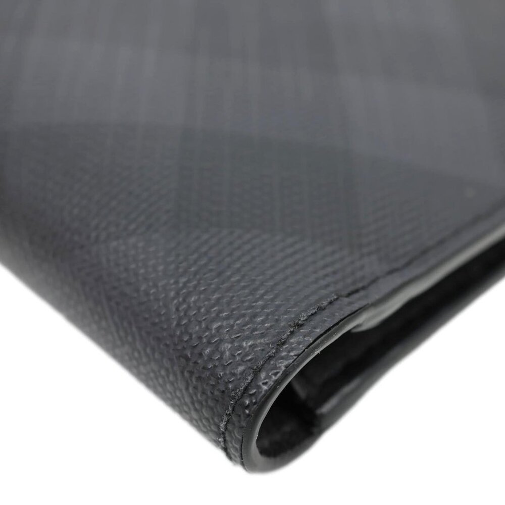 Burberry London Check-Print Canvas Bi-Fold Wallet Black - Picture 7 of 15
